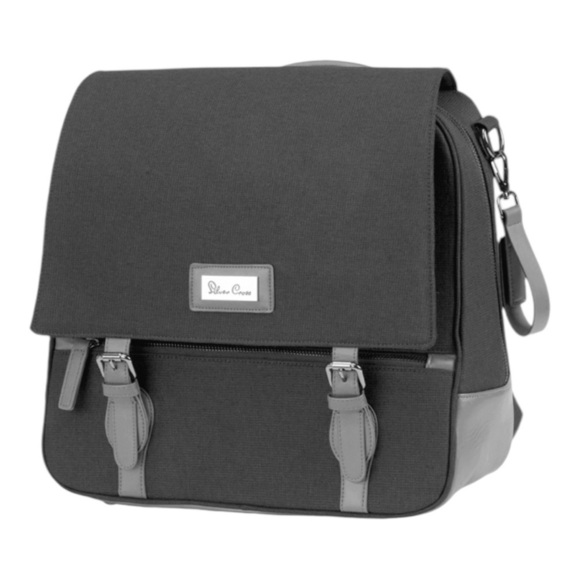 Silver Cross Wave Stroller Diaper Bag in Heathered Navy NWOT - Picture 2 of 8